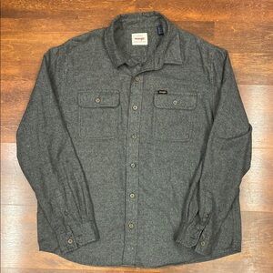 Wrangler Gray Button-Up Shirt